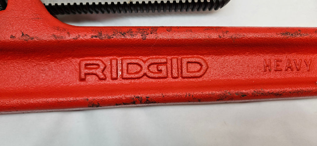 RIDGID 31040 48" HEAVY-DUTY STRAIGHT PIPE WRENCH, 6" PIPE CAPACITY, RED