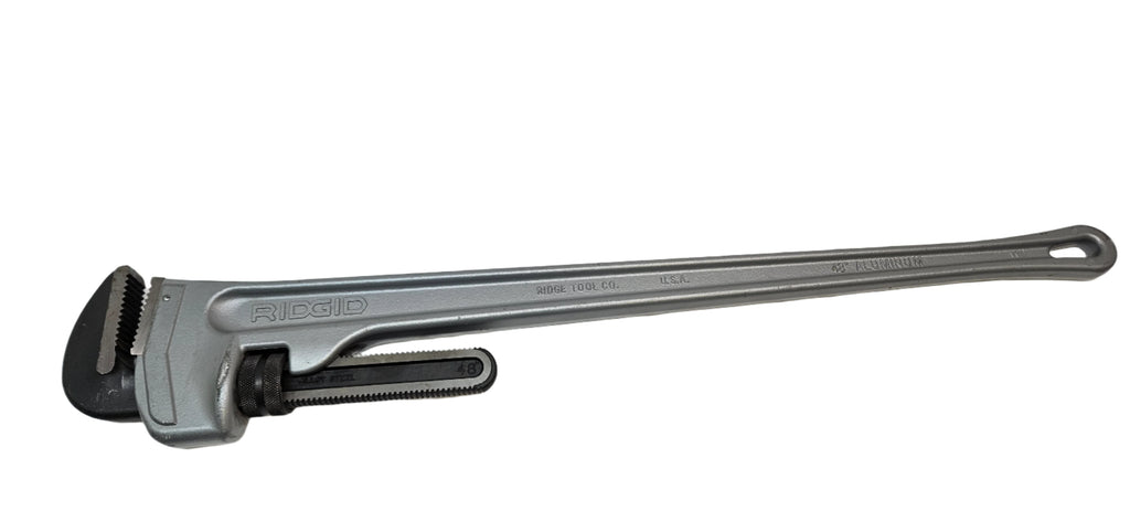 RIDGID 31115 #848 STRAIGHT PIPE RIDGID 48 IN. ALUMINUM STRAIGHT PIPE WRENCH, 6 IN. PIPE CAPACITY