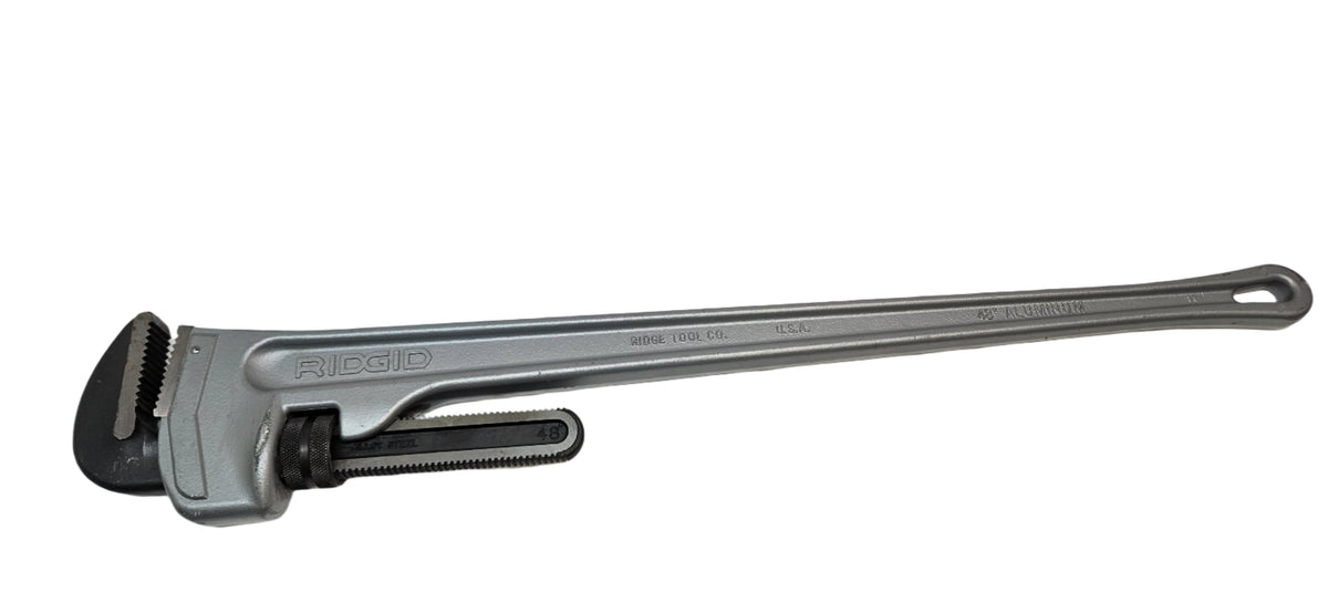 RIDGID 31115 #848 STRAIGHT PIPE RIDGID 48 IN. ALUMINUM STRAIGHT PIPE WRENCH, 6 IN. PIPE CAPACITY