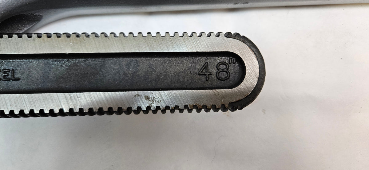 RIDGID 31115 #848 STRAIGHT PIPE RIDGID 48 IN. ALUMINUM STRAIGHT PIPE WRENCH, 6 IN. PIPE CAPACITY