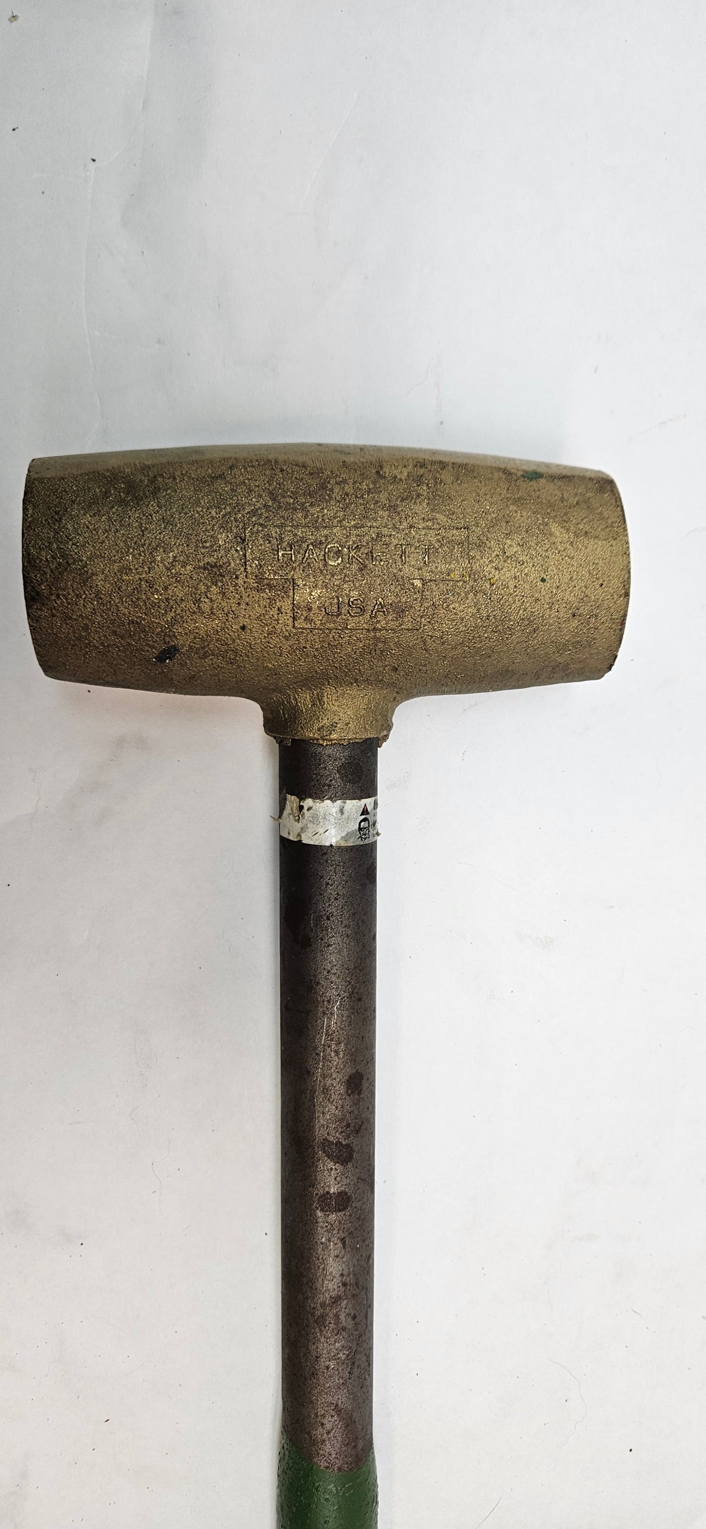 HACKETT USA 12 LB. COPPER BRASS SLEDGE HAMMER, 30" STEEL HANDLE 12CSH