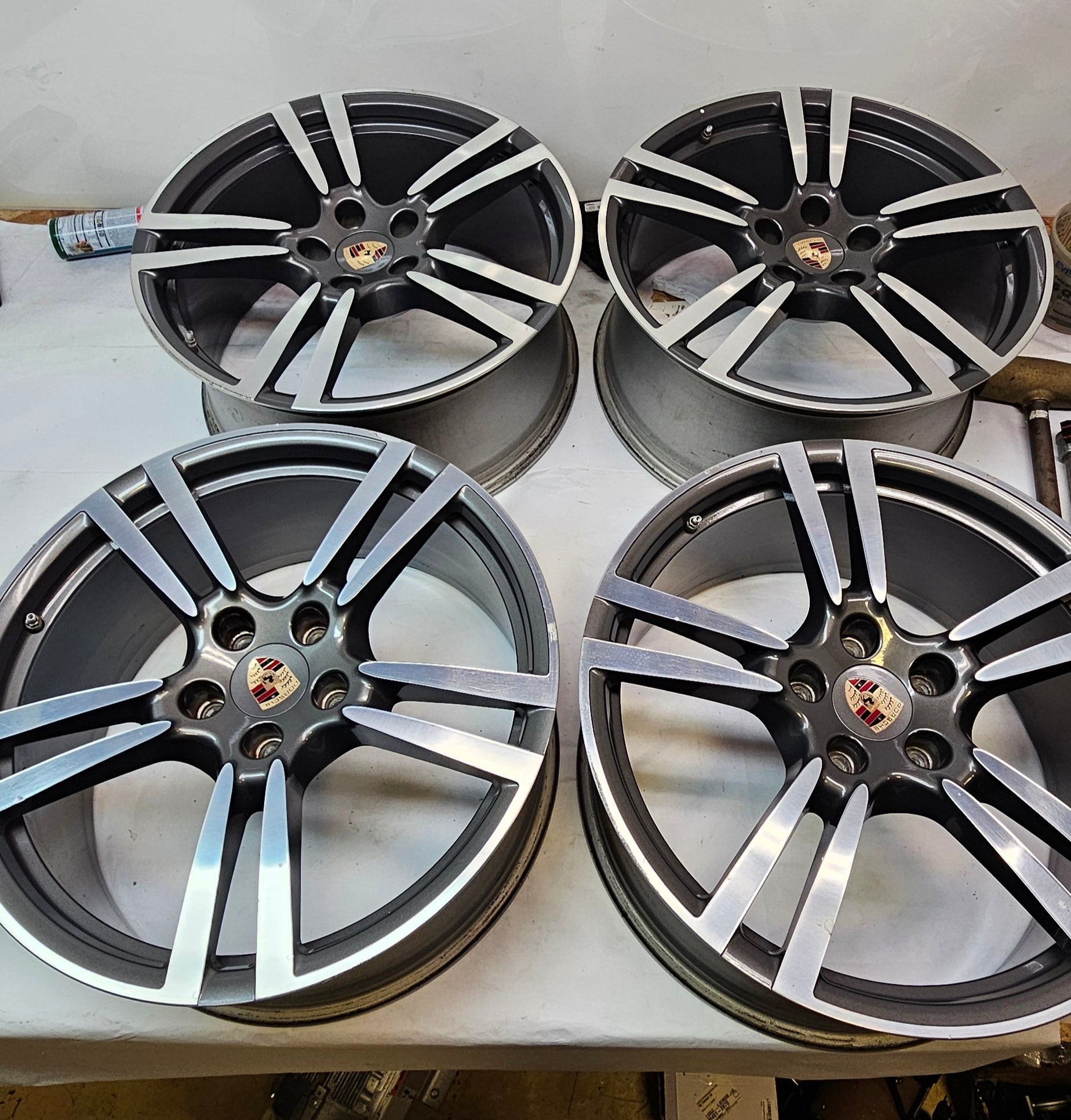 (KSL ONLY) 4 PORSCHE 2019-2023 21" INCH 10JX21H2 ET50 WHEEL RIM SILVER