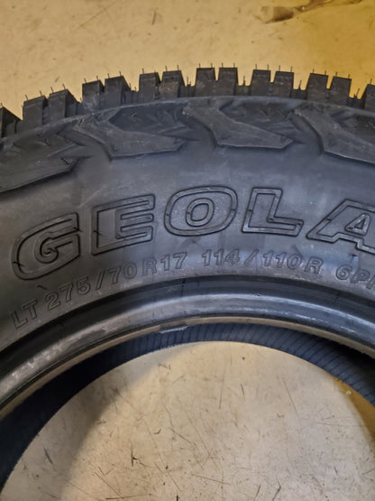 YOKOHAMA GEOLANDAR X-AT BSW LT 275 70 17 114/110R 6PLY ALL TERRAIN TIRE 110116061