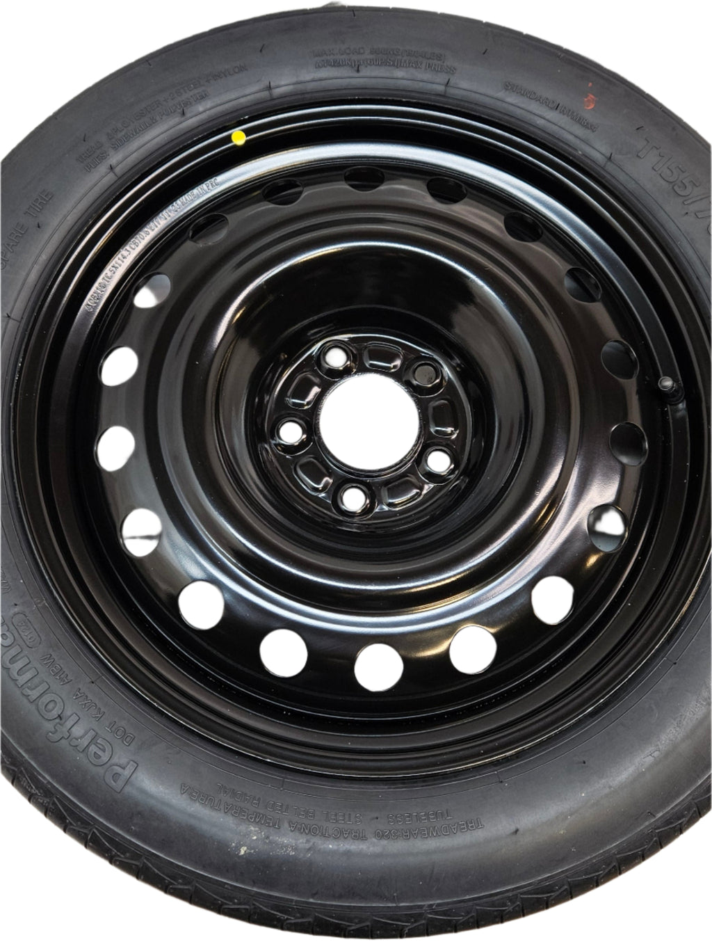 BR-507-01 SPARE TIRE TO FIT 2017-2025 TESLA MODEL 3 INCL. PERFORMANCE MODELS WITH TIRE CHANGING KIT PLUS STORAGE CASE