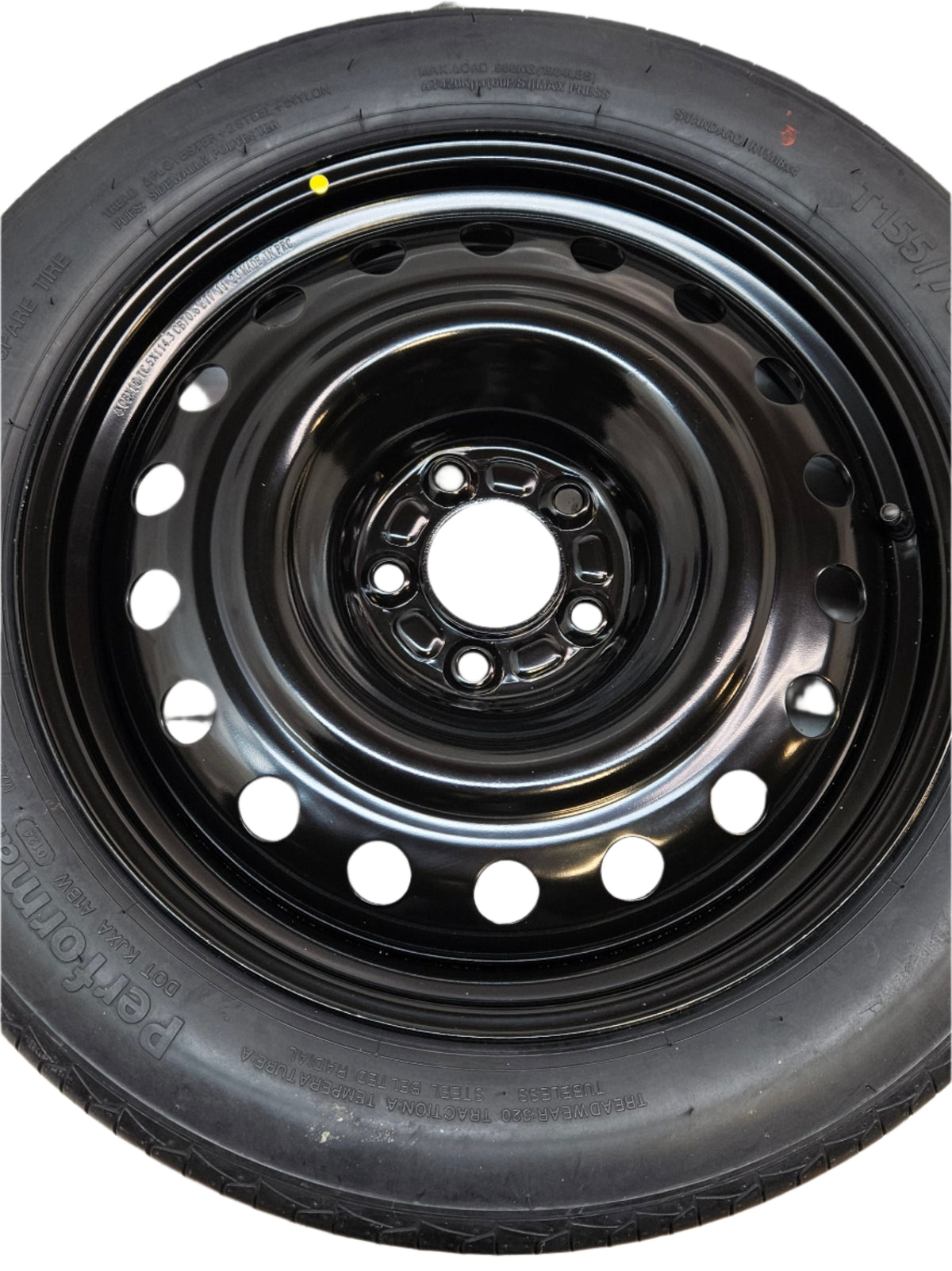 BR-507-01 SPARE TIRE TO FIT 2017-2025 TESLA MODEL 3 INCL. PERFORMANCE MODELS WITH TIRE CHANGING KIT PLUS STORAGE CASE