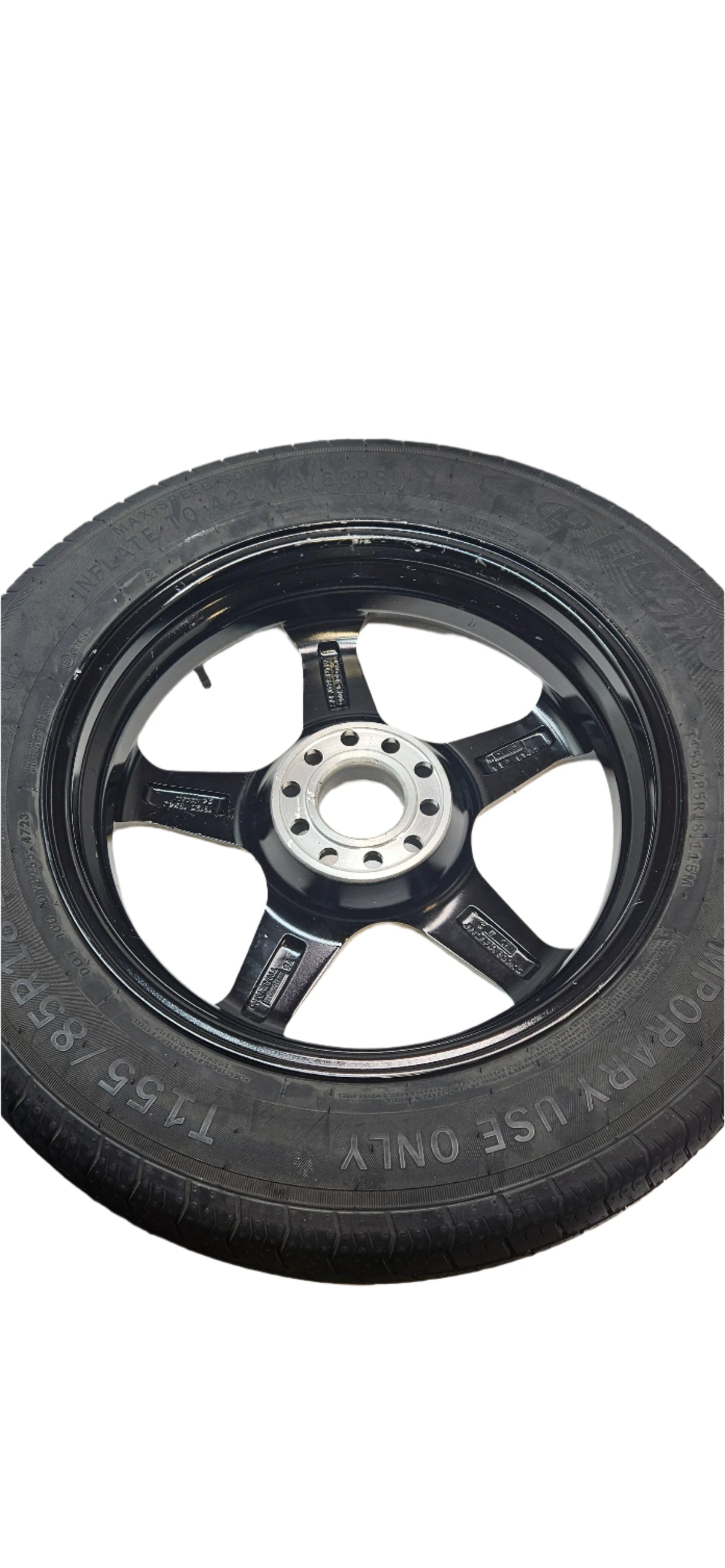 MODERN SPARE LINGLONG T010NB SPARE TIRE AND COMPLETE ACCESSORY KIT (POSSIBLY) FOR 2019-2025 BMW X4 (G02) OR 2020-2024 Ford Mach-E (Non GT) MODELS