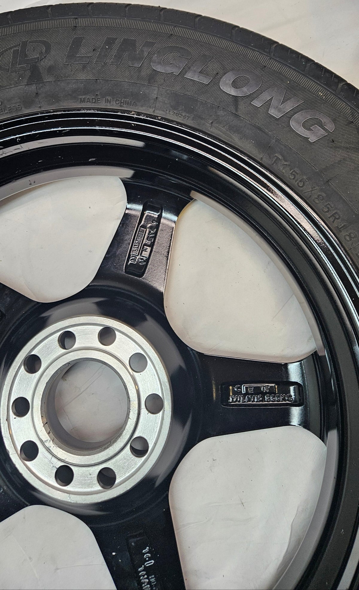 MODERN SPARE LINGLONG T010NB SPARE TIRE AND COMPLETE ACCESSORY KIT (POSSIBLY) FOR 2019-2025 BMW X4 (G02) OR 2020-2024 Ford Mach-E (Non GT) MODELS