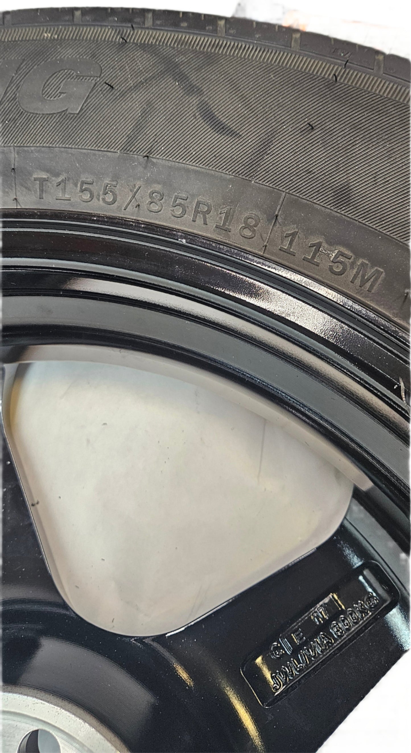 MODERN SPARE LINGLONG T010NB SPARE TIRE AND COMPLETE ACCESSORY KIT (POSSIBLY) FOR 2019-2025 BMW X4 (G02) OR 2020-2024 Ford Mach-E (Non GT) MODELS