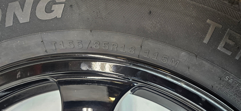 MODERN SPARE LINGLONG T010NB SPARE TIRE AND COMPLETE ACCESSORY KIT (POSSIBLY) FOR 2019-2025 BMW X4 (G02) OR 2020-2024 Ford Mach-E (Non GT) MODELS