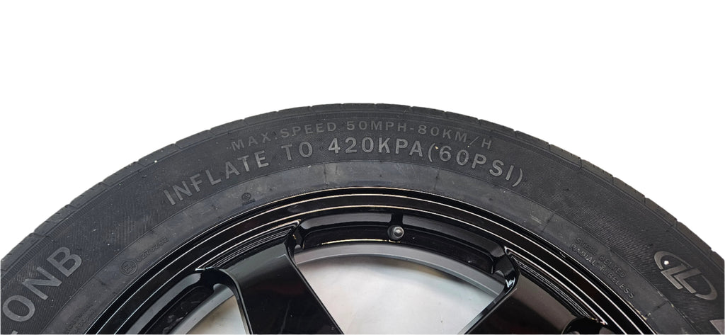 MODERN SPARE LINGLONG T010NB SPARE TIRE AND COMPLETE ACCESSORY KIT (POSSIBLY) FOR 2019-2025 BMW X4 (G02) OR 2020-2024 Ford Mach-E (Non GT) MODELS