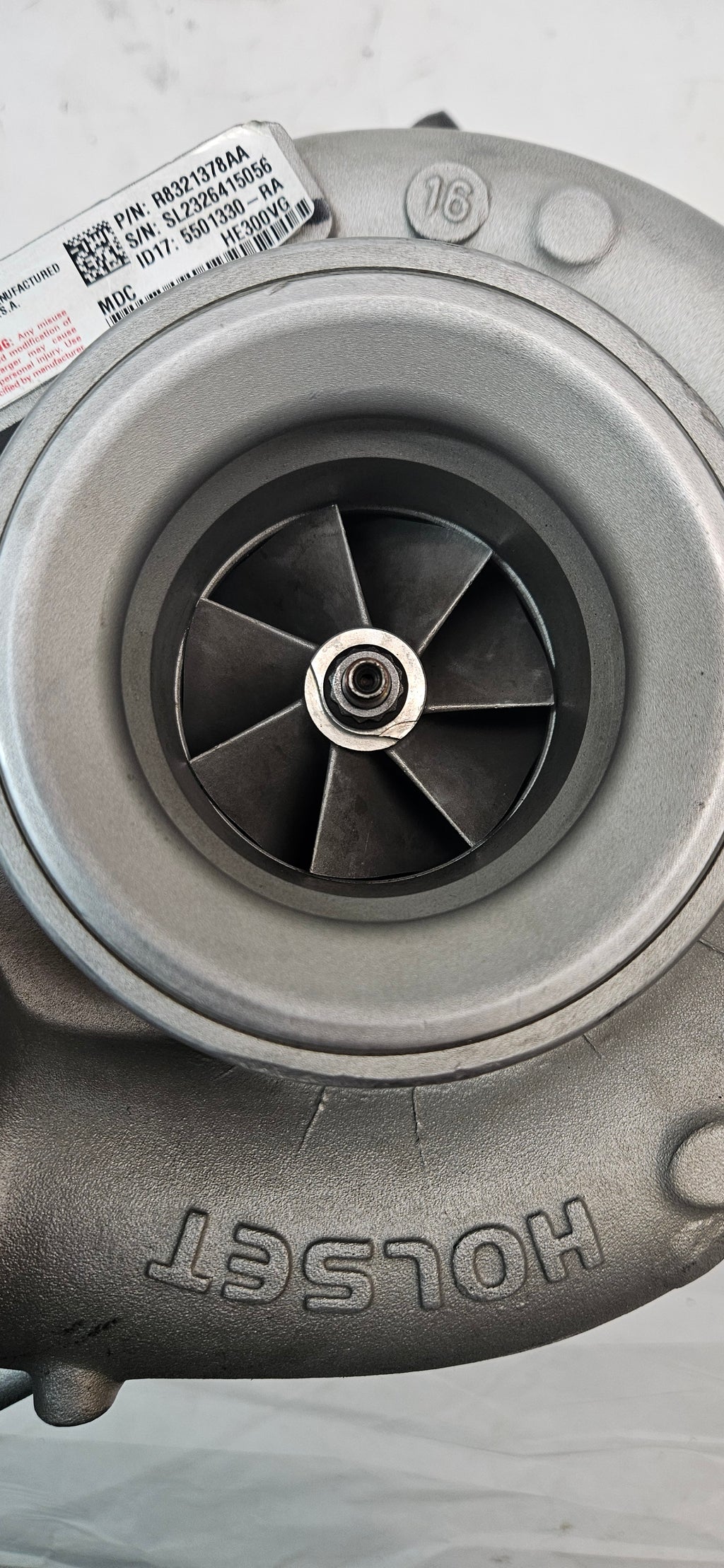 HOLSET HE300VG TURBOCHARGER CUMMINS 6.7L R8321378AA