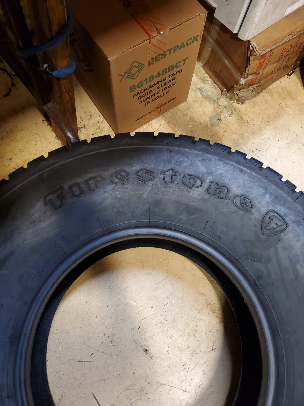 NOS FIRESTONE WINTERFORCE LT BSW LT 285 75 16 126/123R 10 PLY WINTER TIRE 246386