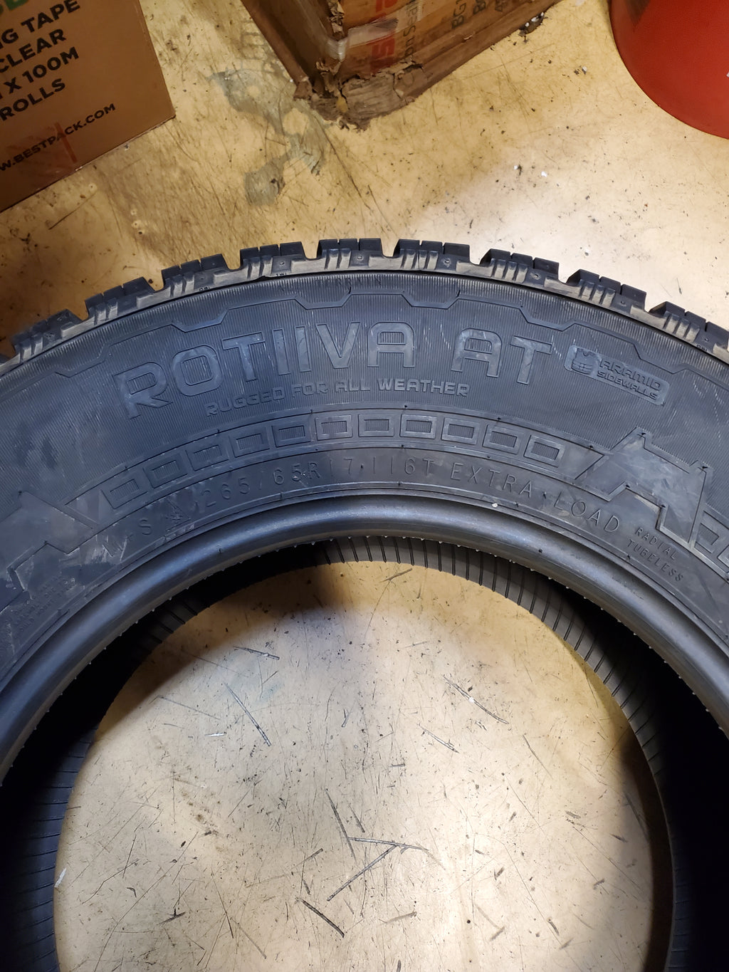 NOKIAN ROTIIVA AT BSW P 265 65 17 116T XL ALL TERRAIN TIRE T428195