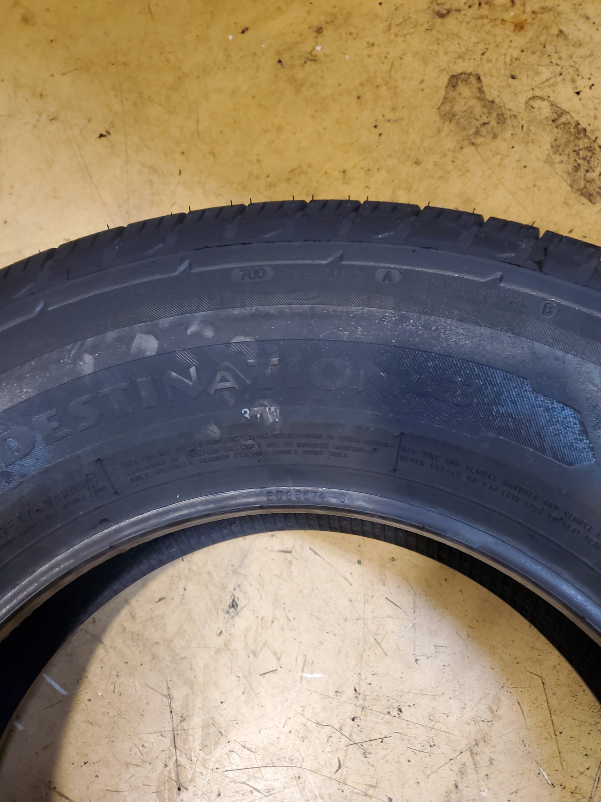 FIRESTONE DESTINATION LE3 A/S OWL P 225 70 15 100T ALL SEASON TIRE 005345