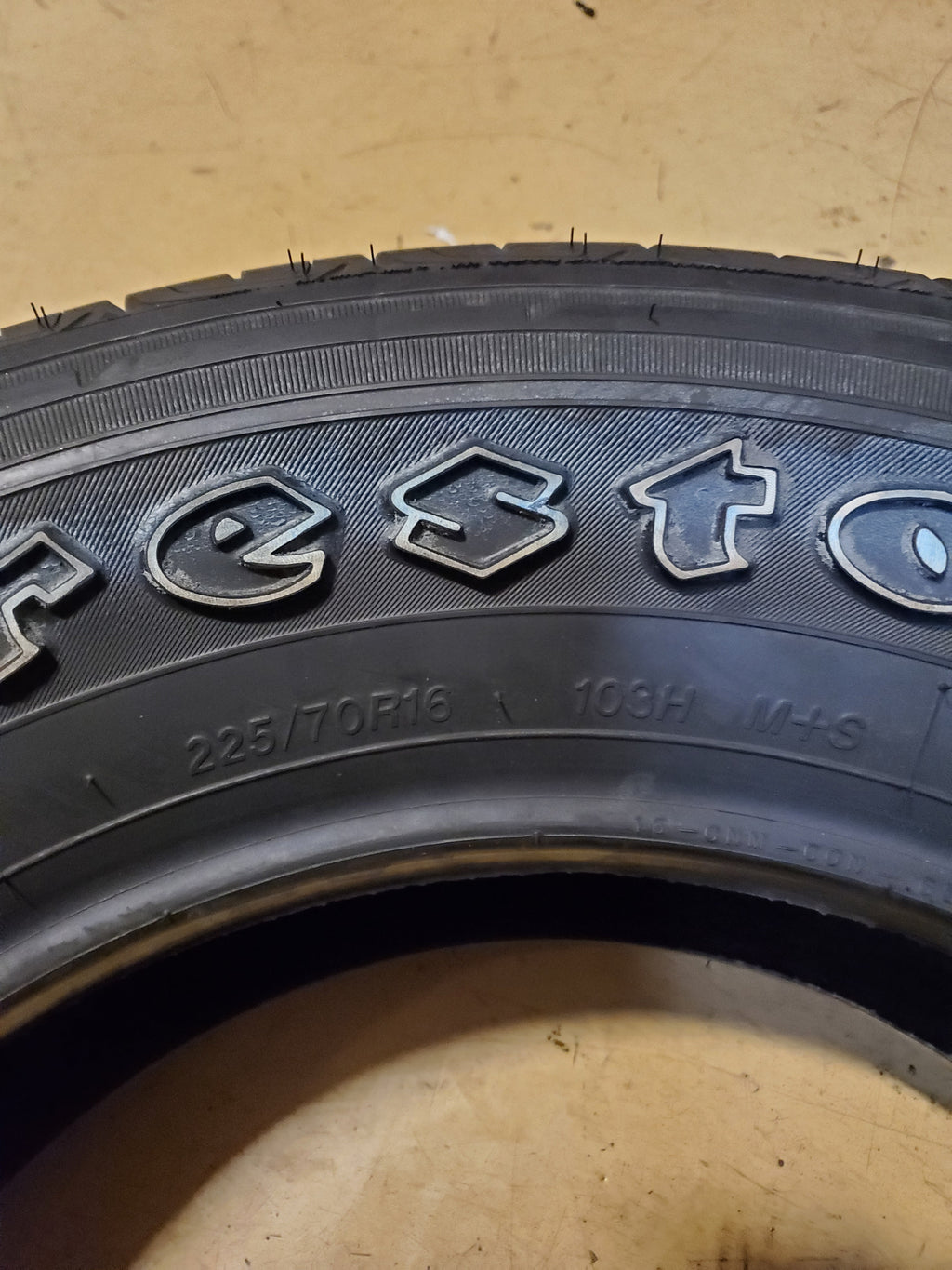 FIRESTONE DESTINATION LE2 OWL P 225 70 16 103H ALL SEASON TIRE 97742
