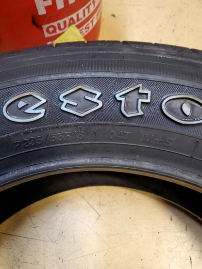 NOS FIRESTONE DESTINATION LE2 OWL P 235 65 18 104T ALL SEASON TIRE 97980