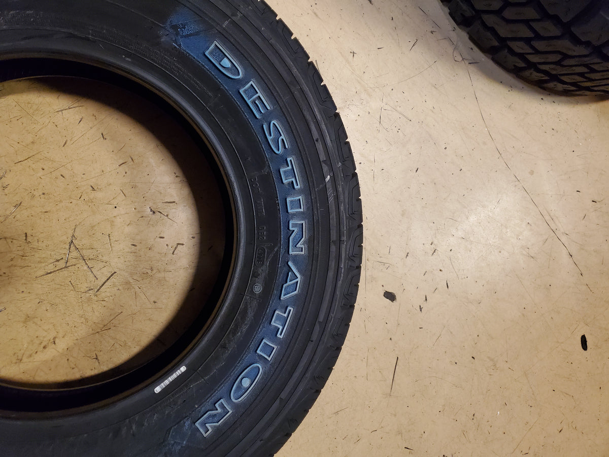 NOS FIRESTONE DESTINATION LE2 OWL P 225 75 16 104T ALL SEASON TIRE 097606