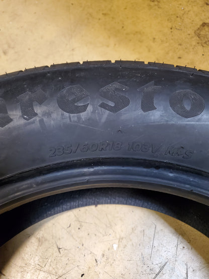 FIRESTONE FIREHAWK AS V2 BSW P 235 60 18 103V UHP ALL SEASON TIRE 013407