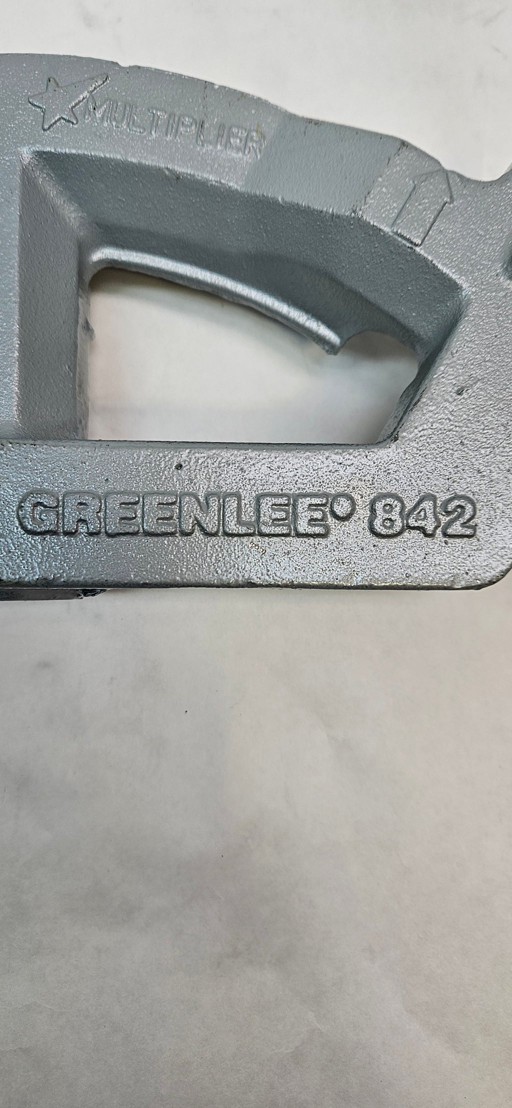 GREENLEE 842 ALUMINUM HAND BENDER HEAD 1" EMT, 3/4" RIGID (DOES NOT COME WITH HANDLE)