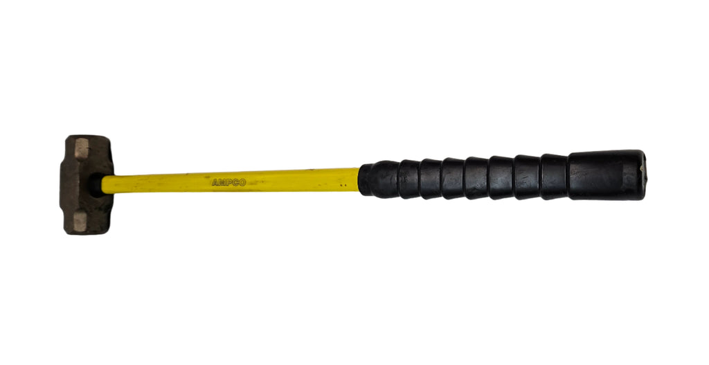 AMPCO SAFETY TOOLS H-71FG SLEDGE HAMMER W/FIBERGLASS HANDLE, NON-SPARKING, NON-MAGNETIC, CORROSION RESISTANT, 8.9 LB, 33" OAL