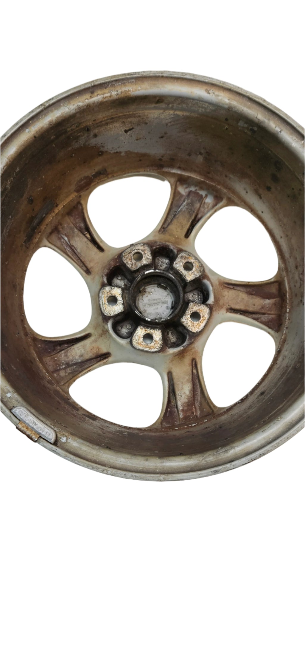 PORSCHE SET 99636212400 TWO FRONT WHEELS 7X17 ET 55 AND TWO REAR WHEELS 9X17 ET 55, FITS 911, BOXSTER 1997-2005