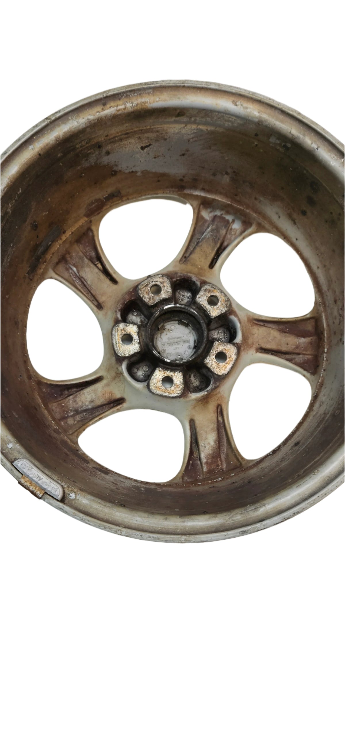 PORSCHE SET 99636212400 TWO FRONT WHEELS 7X17 ET 55 AND TWO REAR WHEELS 9X17 ET 55, FITS 911, BOXSTER 1997-2005