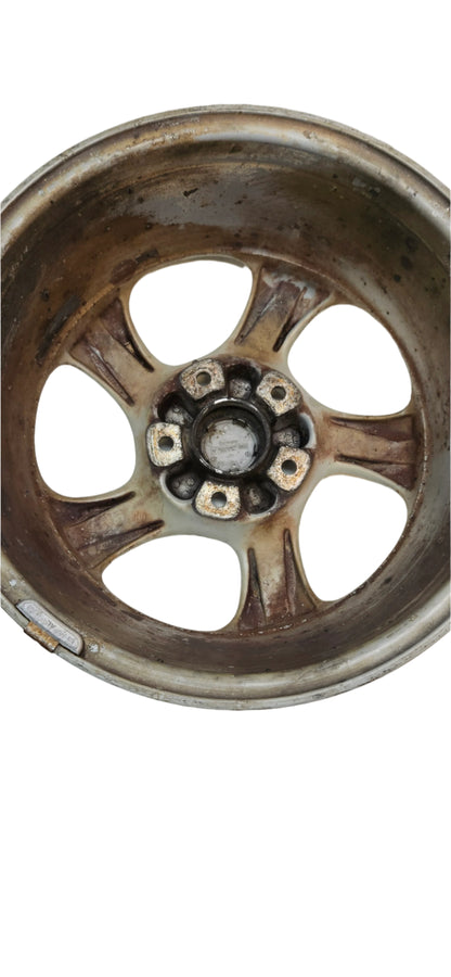 PORSCHE SET 99636212400 TWO FRONT WHEELS 7X17 ET 55 AND TWO REAR WHEELS 9X17 ET 55, FITS 911, BOXSTER 1997-2005