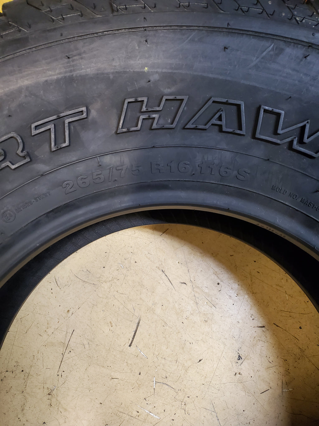 NOS ACHILLES DESERT HAWK A/T BSW P 265 75 16 116S ALL TERRAIN TIRE MAI267516