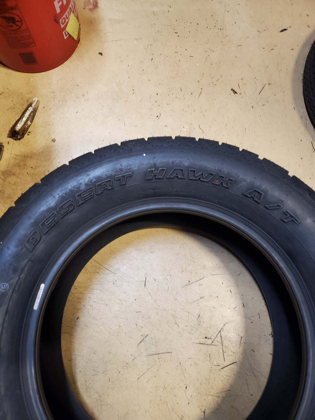 NOS ACHILLES DESERT HAWK A/T BSW P 255 60 18 112S XL ALL TERRAIN TIRE MAI256018