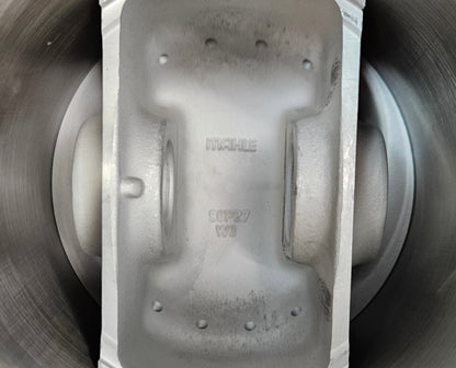 SET OF 6 MAHLE 503 60 92 OEM PORSCHE PISTON AND CYLINDER (EURO RS 2.7 LITER, 90.0 MM, 8.5:1 COMPRESSION, NIKASIL)