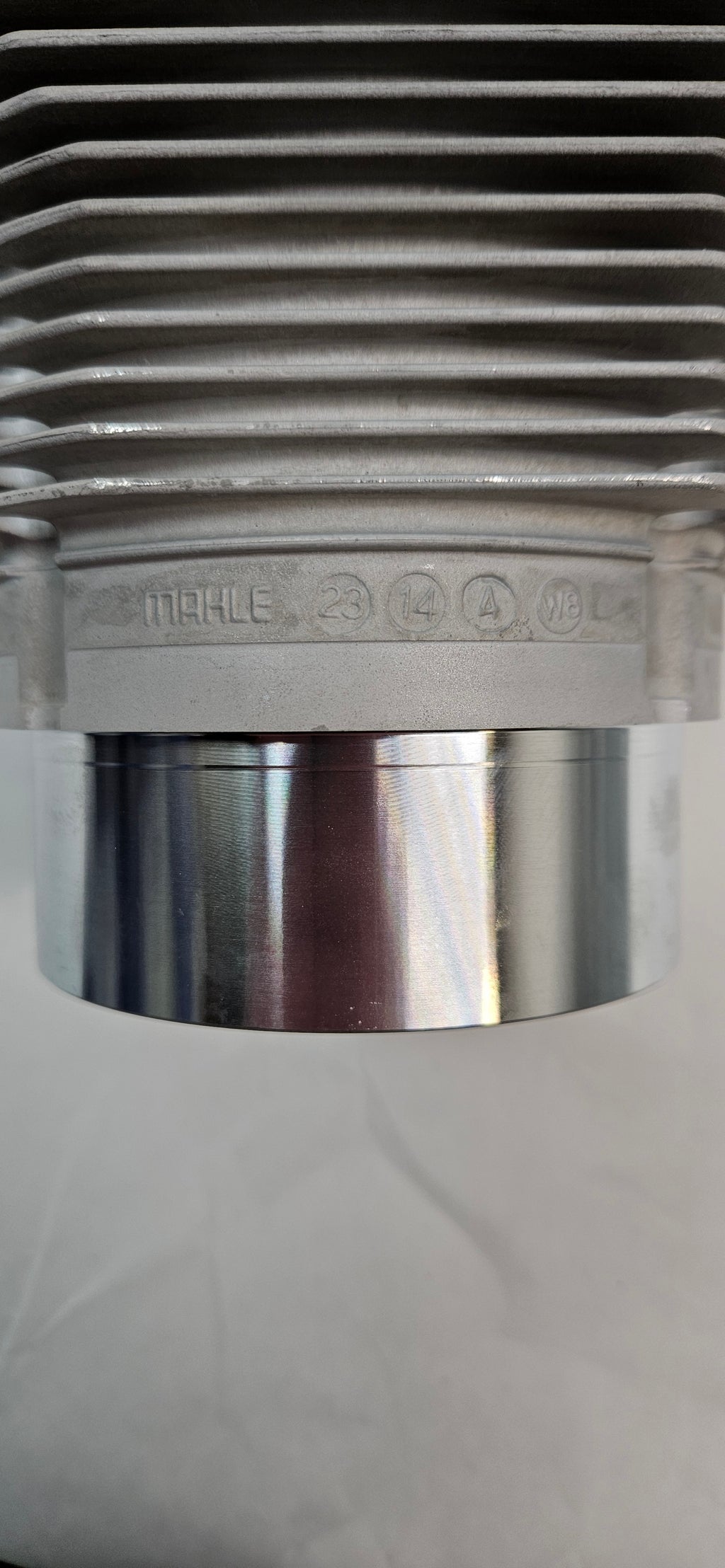 SET OF 6 MAHLE 503 60 92 OEM PORSCHE PISTON AND CYLINDER (EURO RS 2.7 LITER, 90.0 MM, 8.5:1 COMPRESSION, NIKASIL)