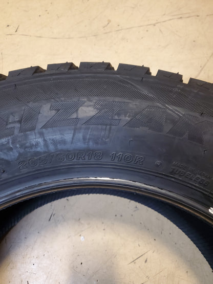 BRIDGESTONE BLIZZAK DM-V2 BSW P 265/60R18 110R WINTER TIRE 016049