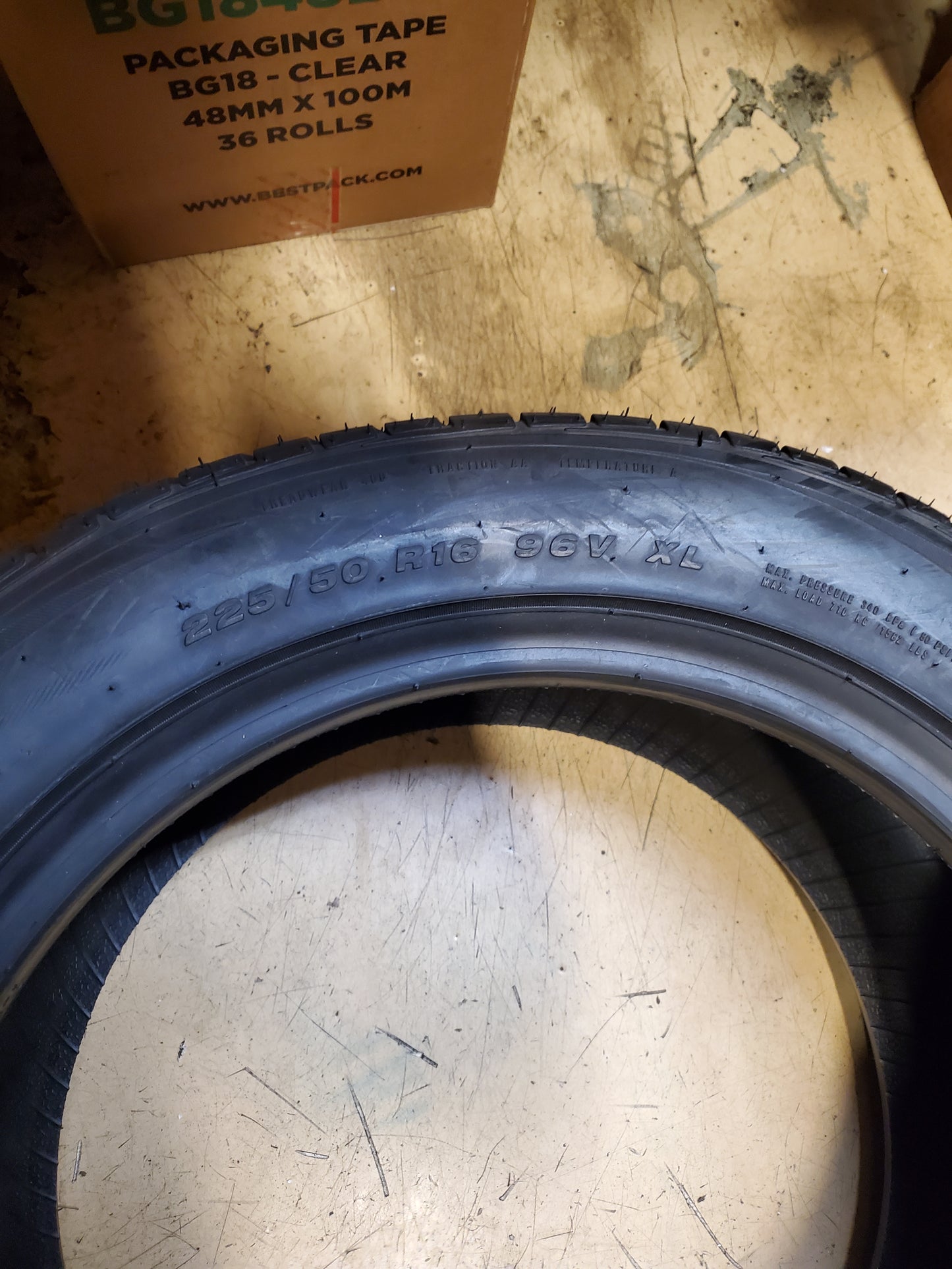 NOS ACHILLES ATR SPORT BSW P 225 50 16 96V XL HP SUMMER TIRE MAA225016