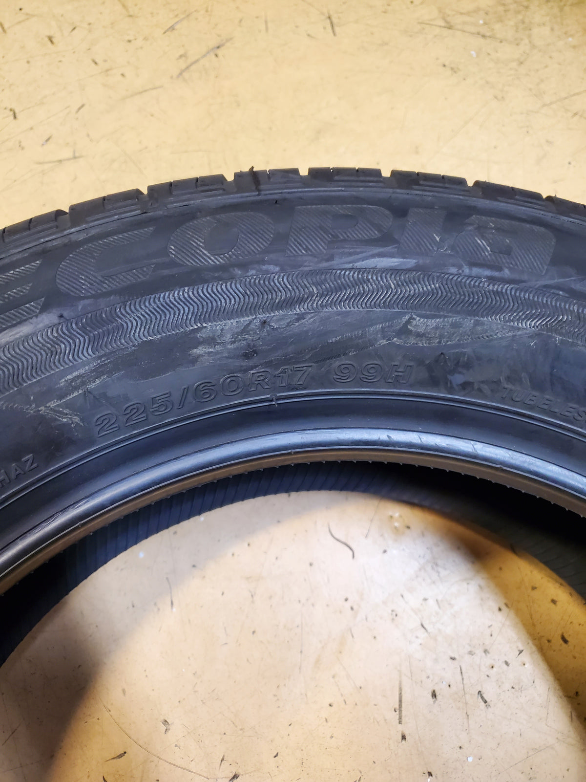 2 BRIDGESTONE ECOPIA H/L 422 PLUS BSW P 225 60 17 99H ALL SEASON TIRE 009534