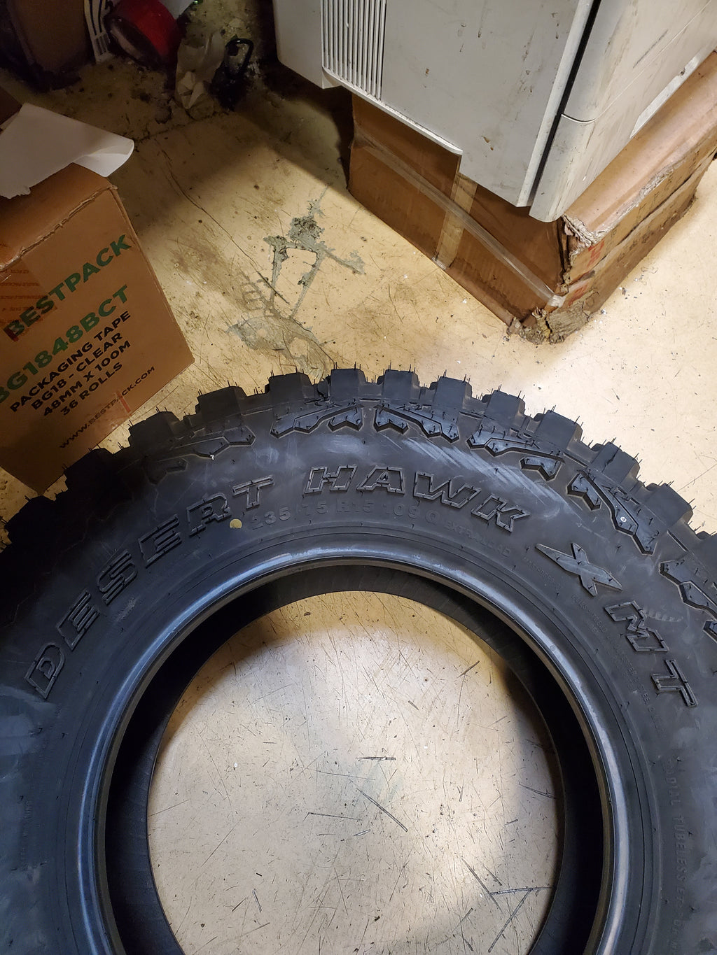 NOS ACHILLES DESERT HAWK XMT BSW P 235 75 15 109Q XL MUD TIRE MAO237515