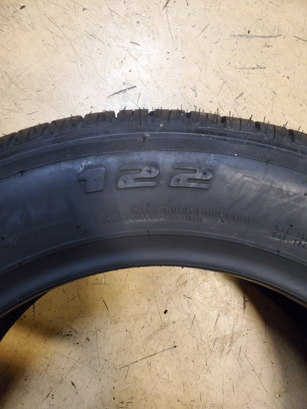 NOS ACHILLES 122 BSW P 185 60 14 82H TOURING TIRE MAF186014