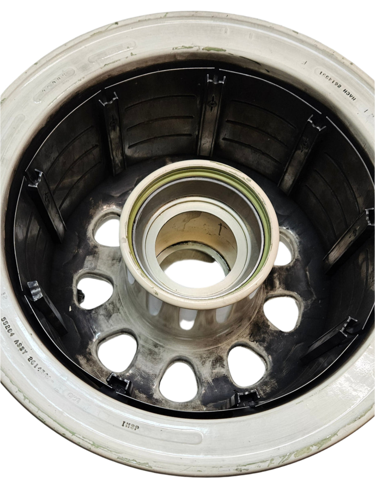 HONEYWELL WHEEL LANDING GEAR 34X10.5-R16  WHITE T-39 AIRCRAFT WHEEL 2614501-2