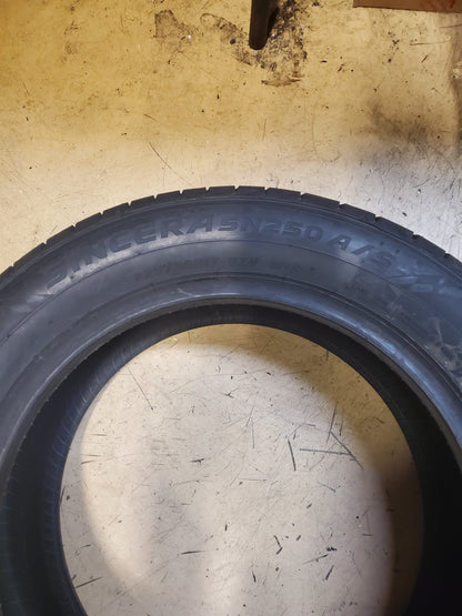 NOS FALKEN SINCERA SN250 A/S BSW P 225 55 17 97V ALL SEASON TIRE 28292762