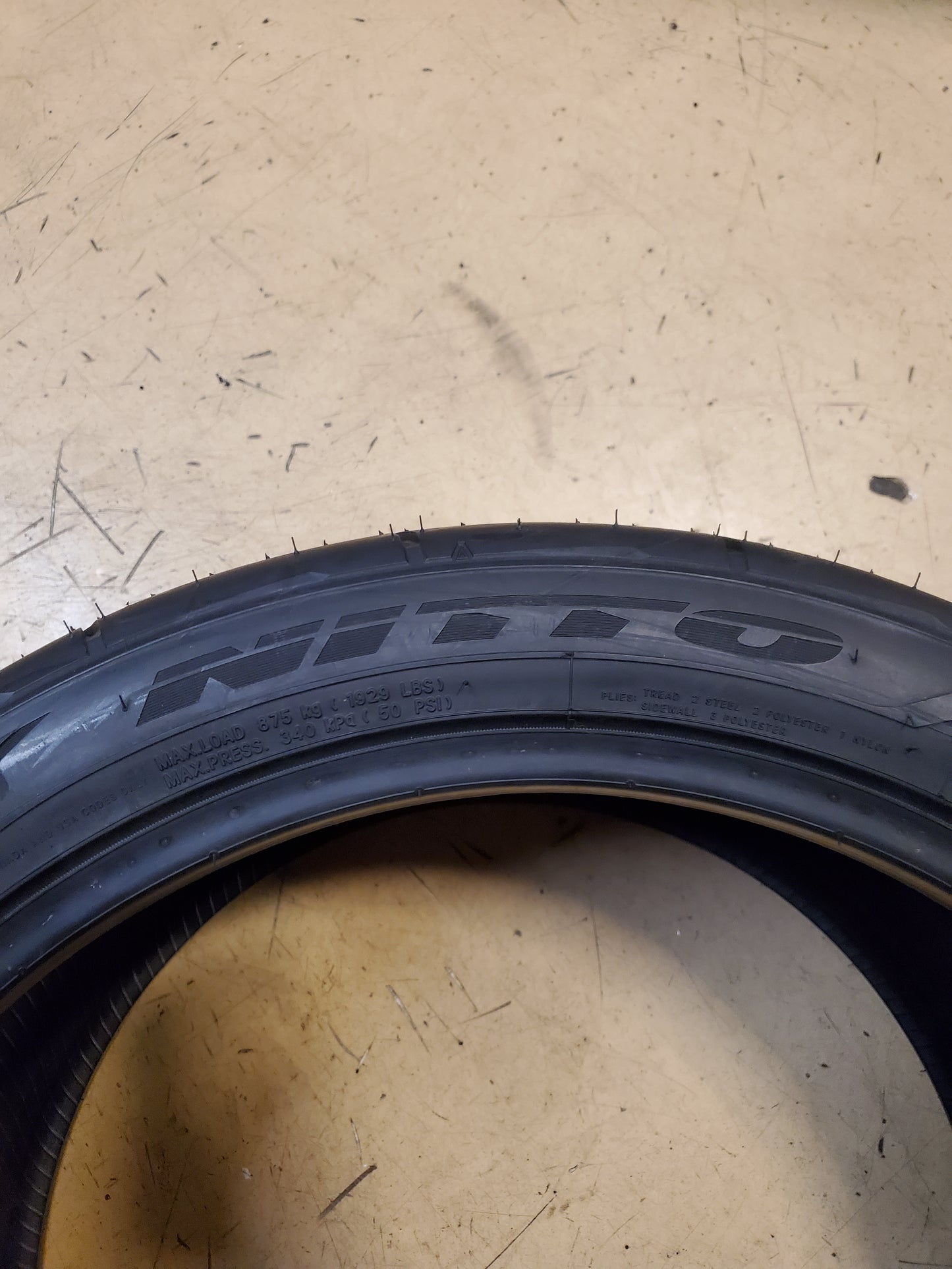 2 NITTO NT555RII BSW P 285 35 19 103W XL RACING TIRE 108780