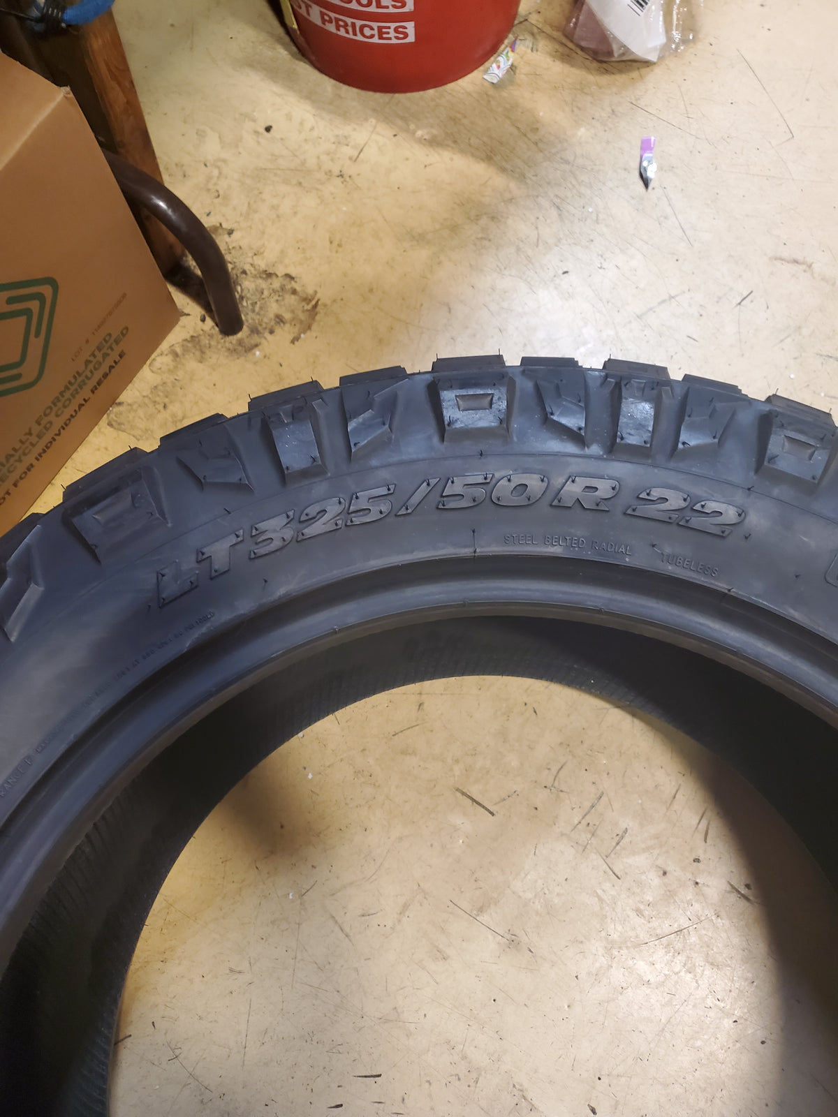 NOS NITTO RIDGE GRAPPLER BSW LT 325 50 22 127Q 12PLY ALL TERRAIN TIRE 217570