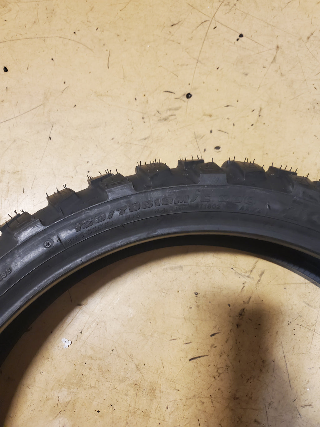 BRIDGESTONE BATTLAX ADVENTURECROSS AX41F 120 70 19 60Q F MOTORCYCLE TIRE 11456