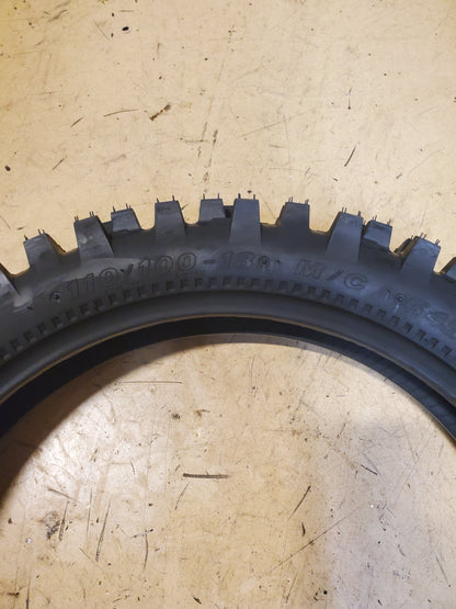 KENDA K760 TRAK MASTER BSW 110 100 18 64M REAR DIRT BIKE TIRE ‎047601811C0