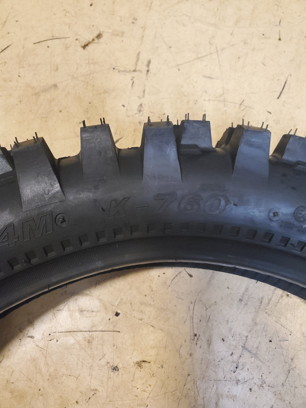 KENDA TRAKMASTER K-760 BSW  110 100 18 64M REAR DIRT BIKE TIRE 14792006