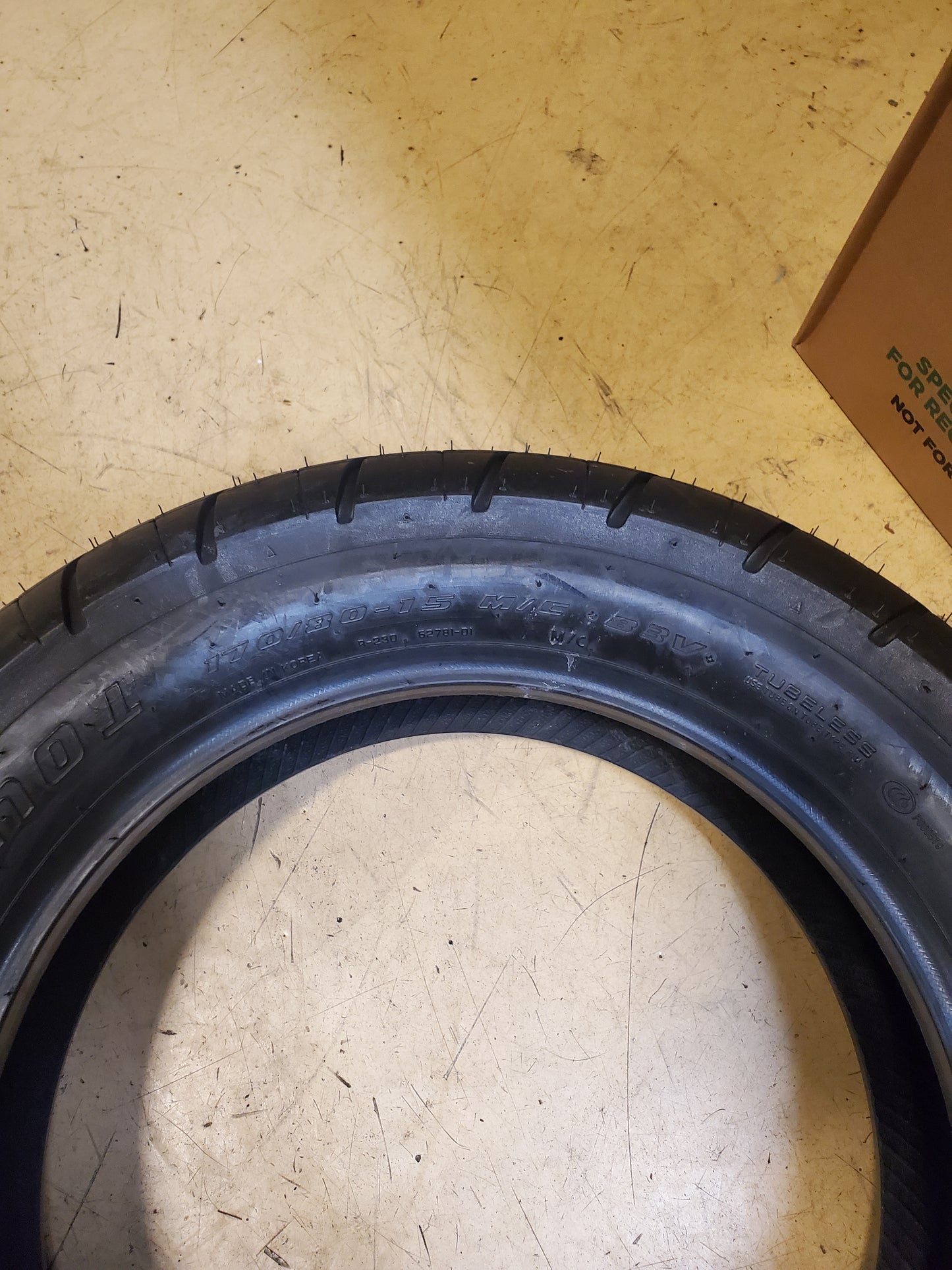 SHINKO R230 TOUR MASTER BSW 170 80 15 83V REAR MOTORCYCLE TIRE 874177