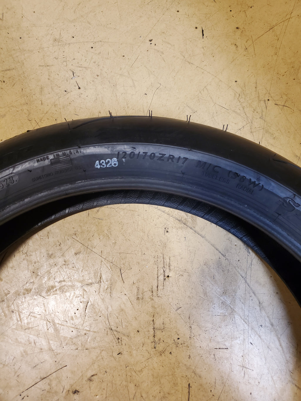 DUNLOP SPORTMAX Q5 BSW 120 70 17 58W FRONT MOTORCYCLE TIRE 45247181