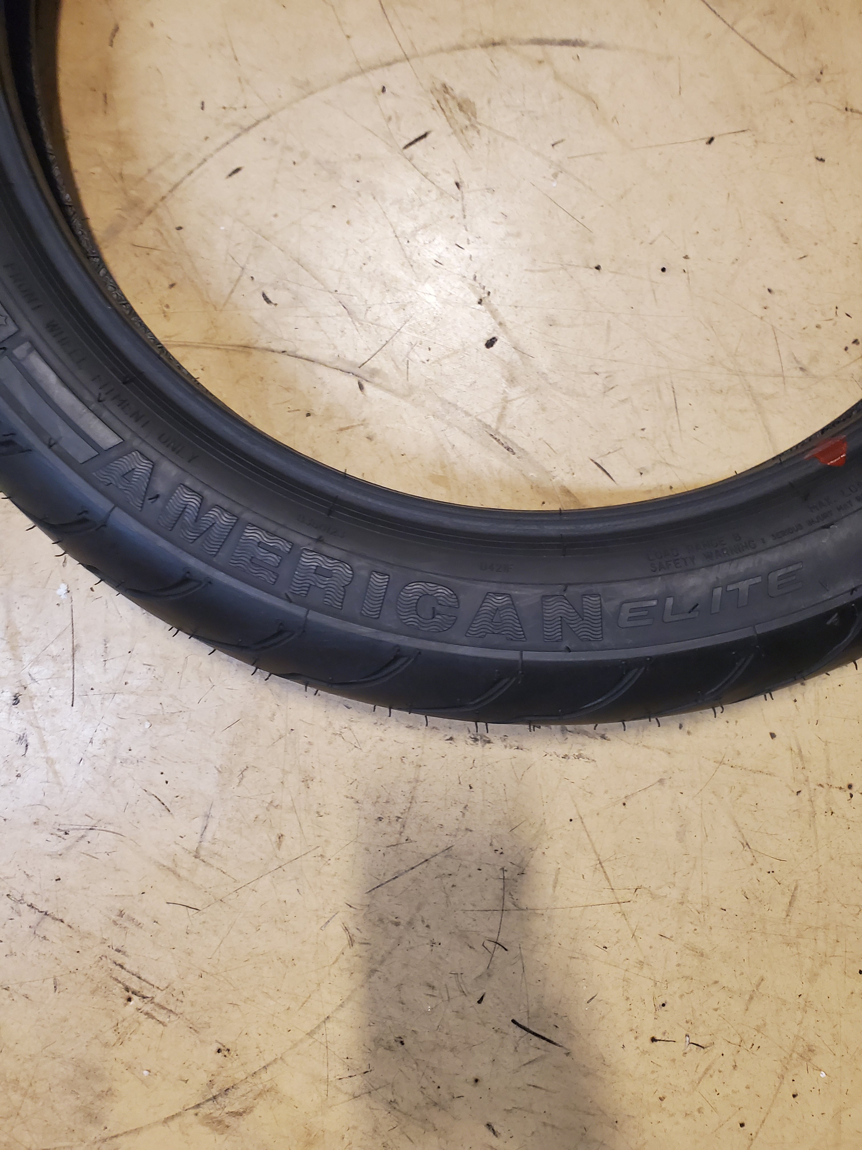 DUNLOP AMERICAN ELITE BSW 100 90 19 57H FRONT MOTORCYCLE TIRE 45131661