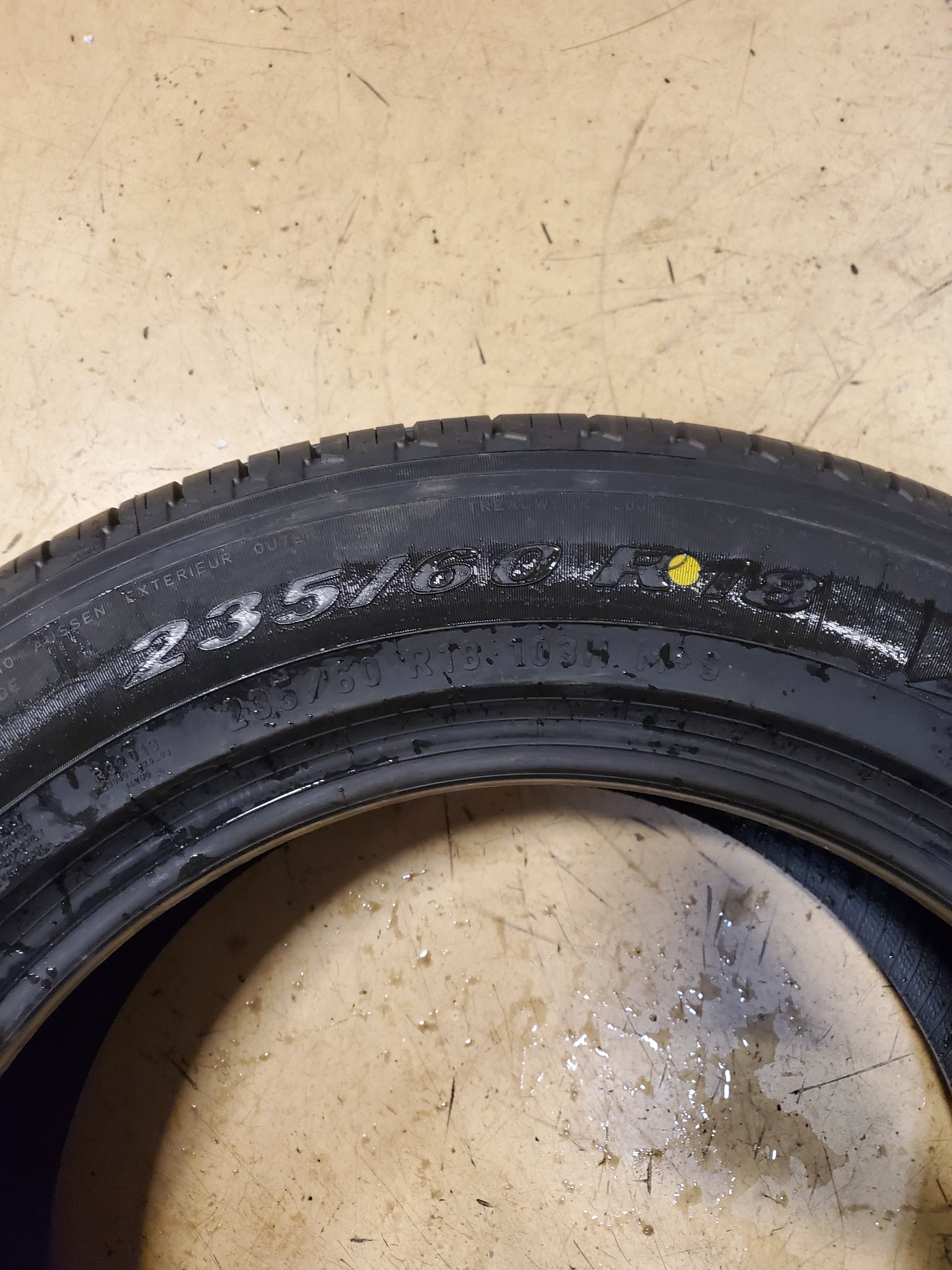 4 PIRELLI SCORPION VERDE ALL SEASON BSW P 235 60 18 103H RUN FLAT TIRE 2489900