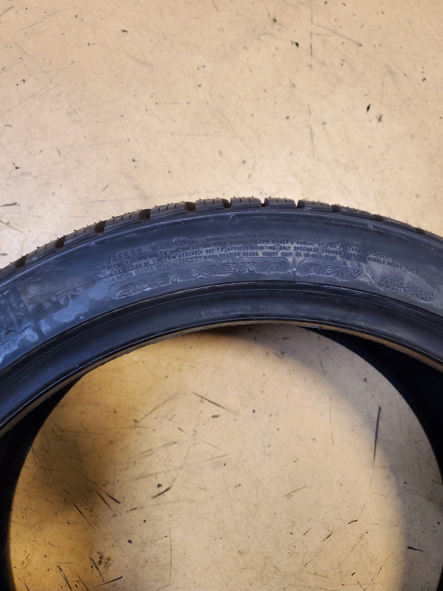 NEXEN WINGUARD SPORT 2 BSW P 235 40 18 95W XL WINTER TIRE 15443NXK