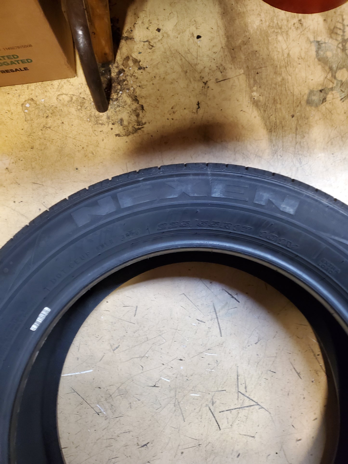 4 NEXEN N5000 PLUS BSW P 225 55 17 101V ALL SEASON TIRE 15567NXK