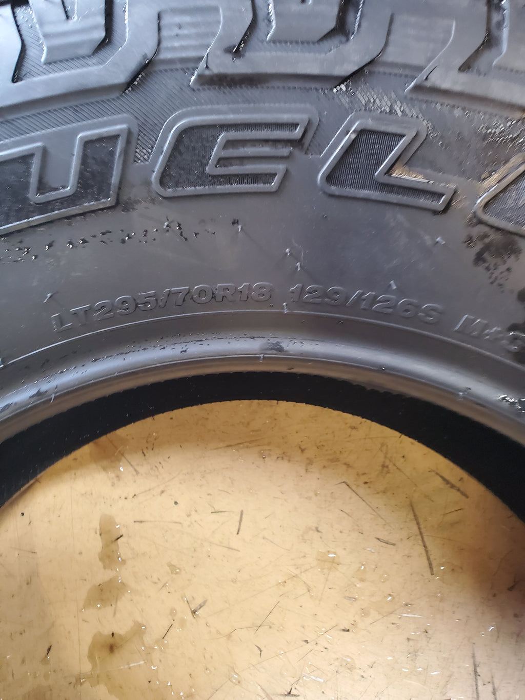 BRIDGESTONE DUELER A/T REVO 3 BSW LT 295 70 18 129/126S 10PLY TIRE 007116